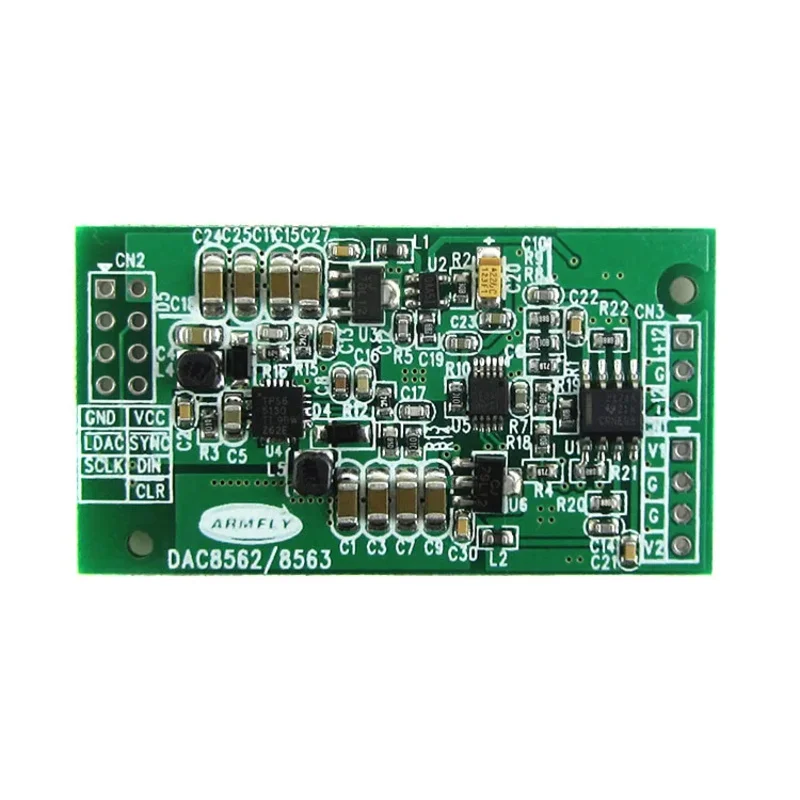 DAC8562 DAC8563 Dual 16-bit DAC โมดูลเอาต์พุตบวกและลบ 10V