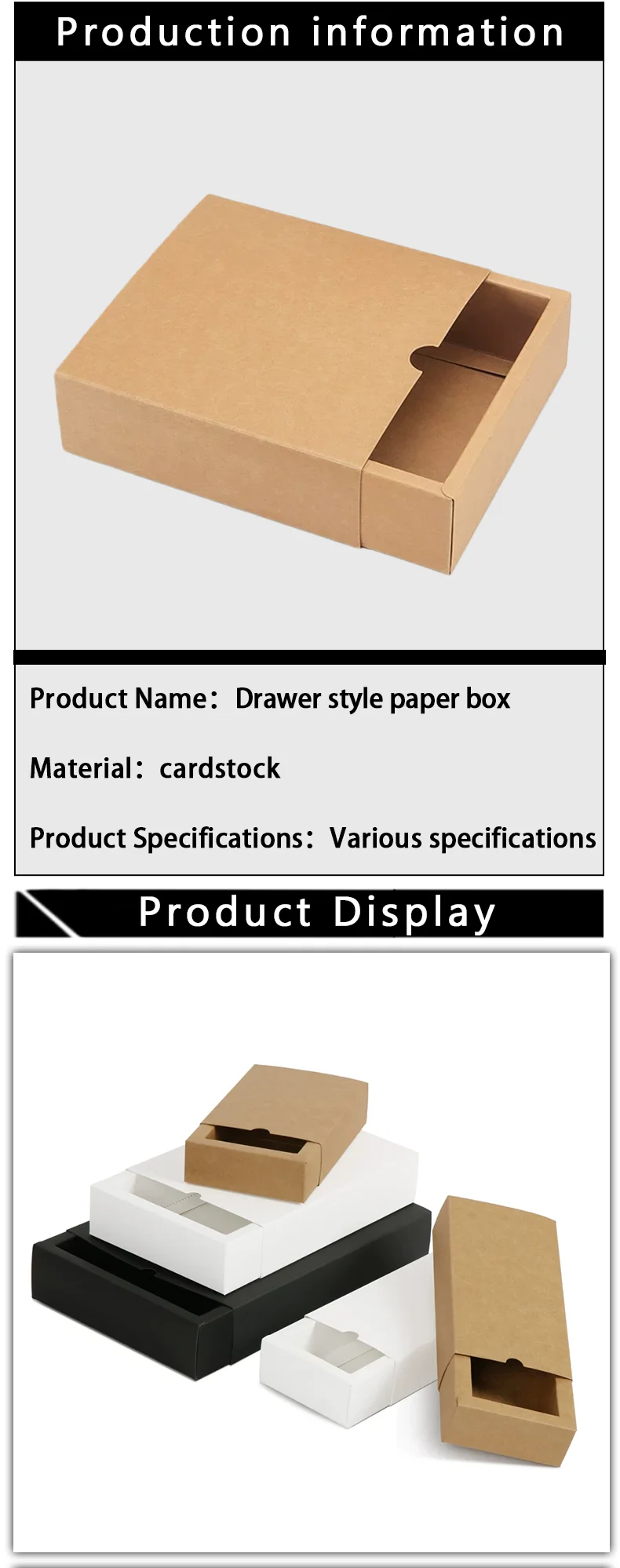 Faltbare Geschenkverpackungs-Schubladenbox für Partys, Geburtstage und Feiertagsveranstaltungen, unterstützt individuelles Logo – Detail 2