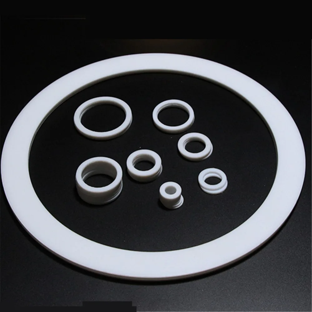 1PCS PTFE Flat Washer Flange Pressure Gauge Water Pipe Joint Gasket M3-M35 Gasket Spacer Sealing For Pressure Gage