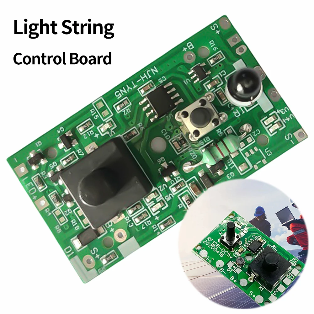 3.7V Boost 24V 31Vsolar Lamp String Control Board Diy Zonne-String Lichtregelaar Circuit Schakelmodule