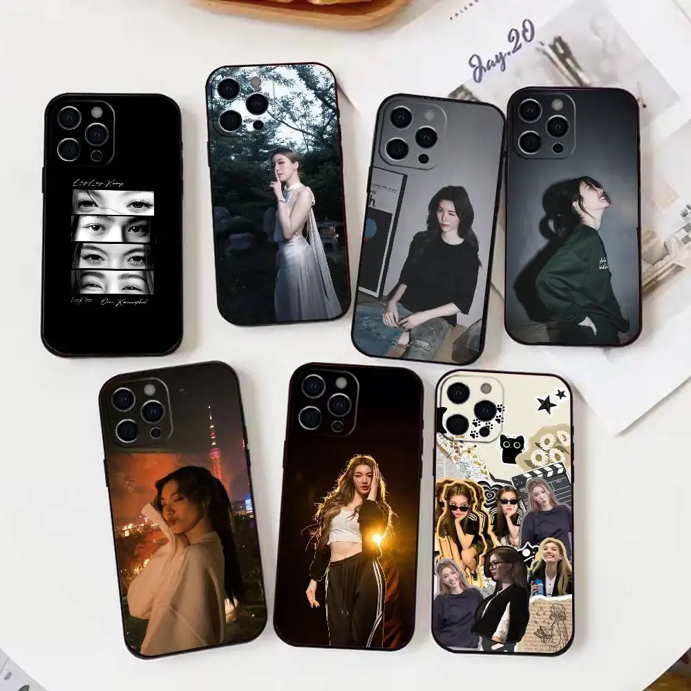 

O-Orm K-kornnaphat Phone Case For iPhone 17 16 15 14 13 12 Max Plus Silicone Black Cover