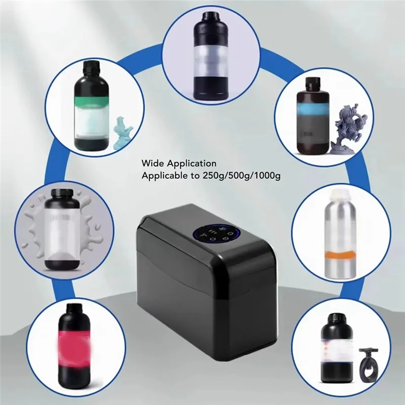 Resin Mixing Heater Wide Compatibility Surround Heating Temperature Control Photosensitive Resin Mixer 48W 250G-1000G