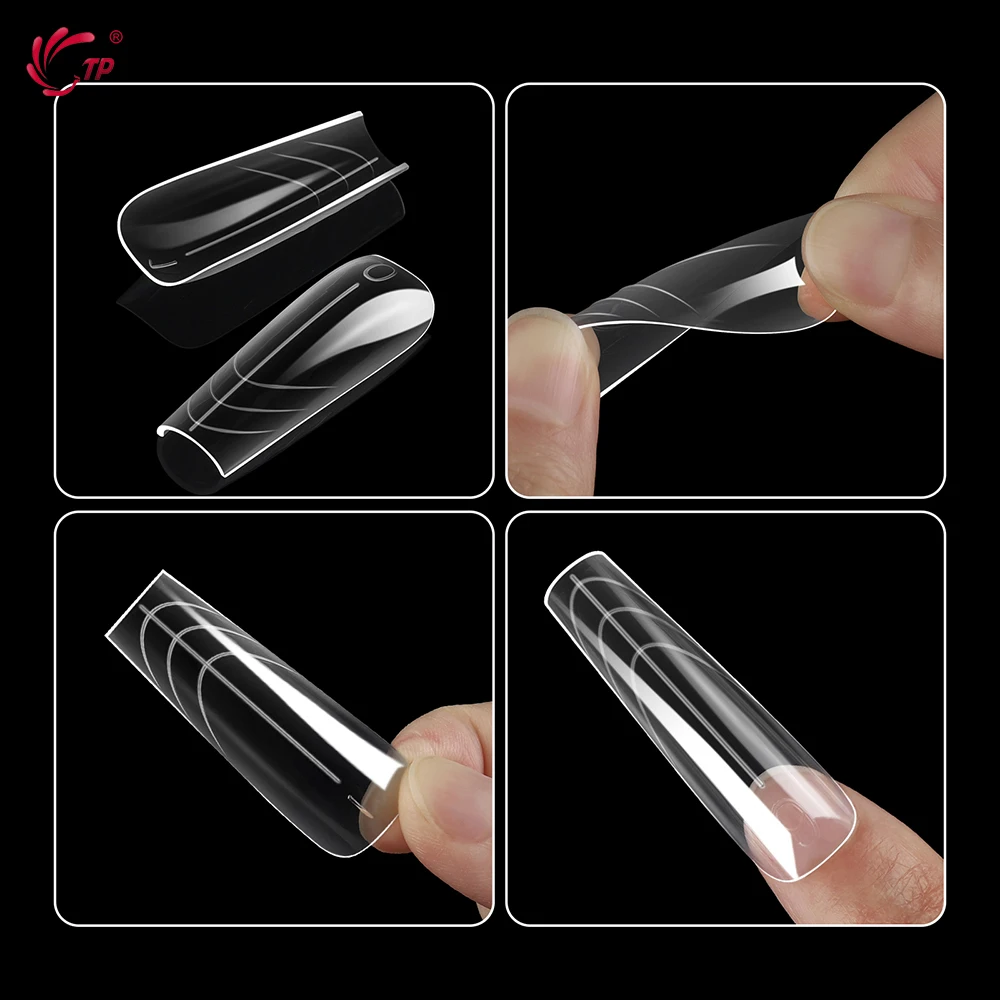 TP 150Pcs/box Nail Dual Forms Acrylic Poly Gel UV Quick Building Molds - Image 6