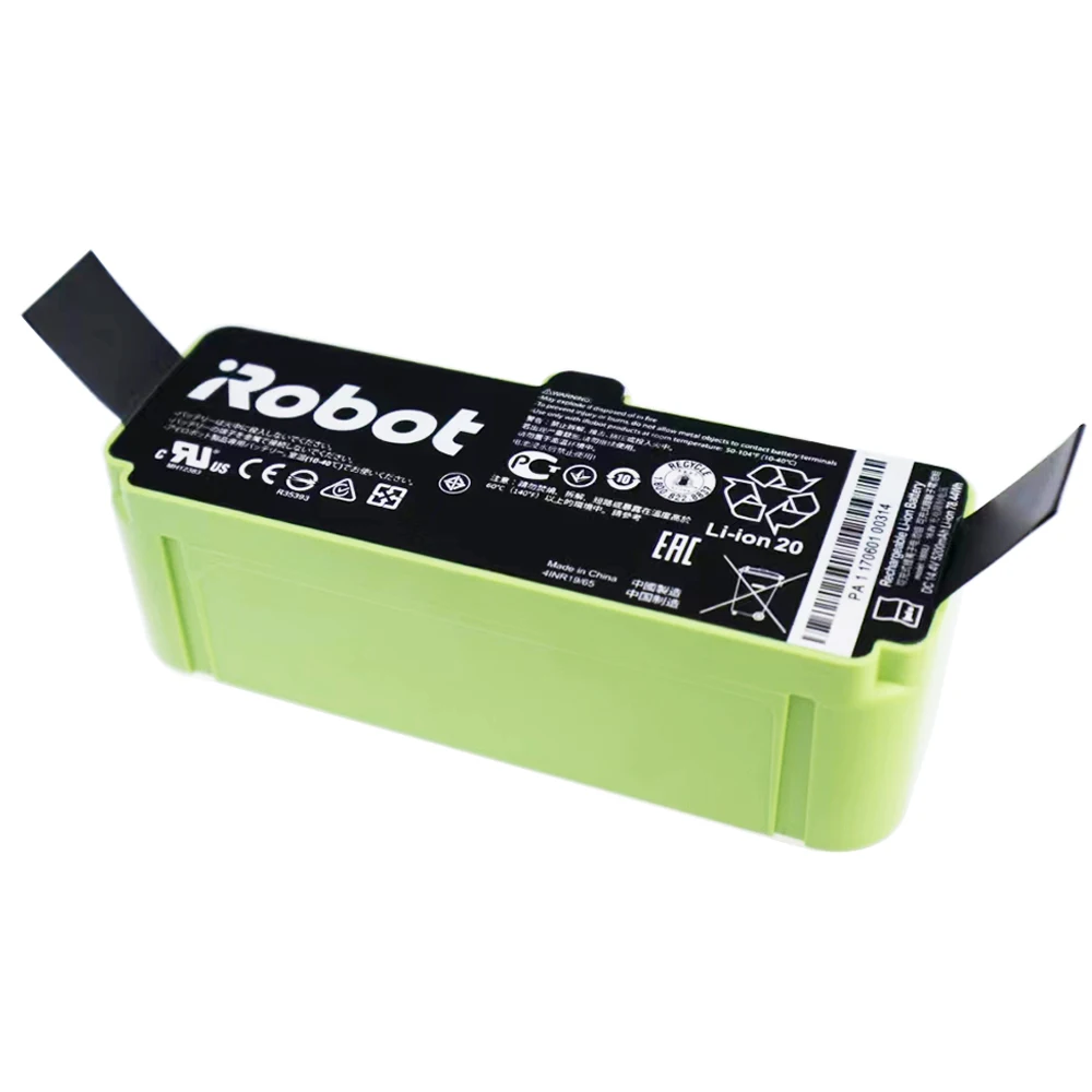 New Upgraded High-Capacity 6500mAh Battery for iRobot Roomba 960 895 890 860 695 680 690 675 640 Sweeping Robot,Long Duration