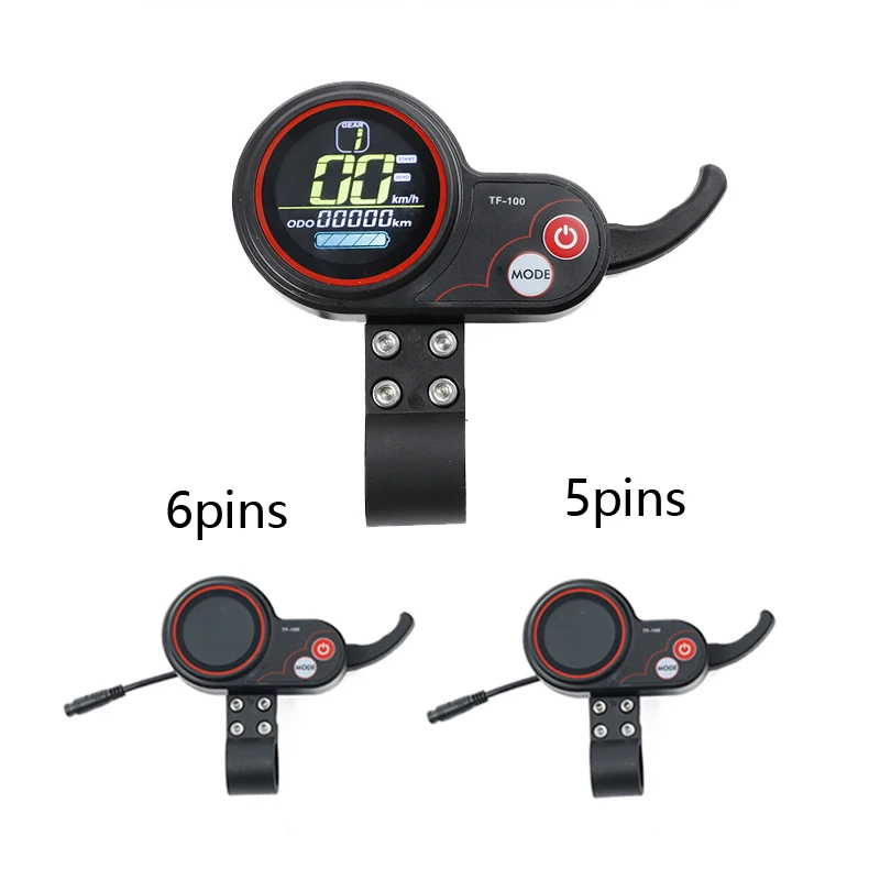 TF‑100 Display 5/6 Pin USB Charging Scooter Display Panel  Communication Instrument for KUGOO M4 Electric Scooter Controller