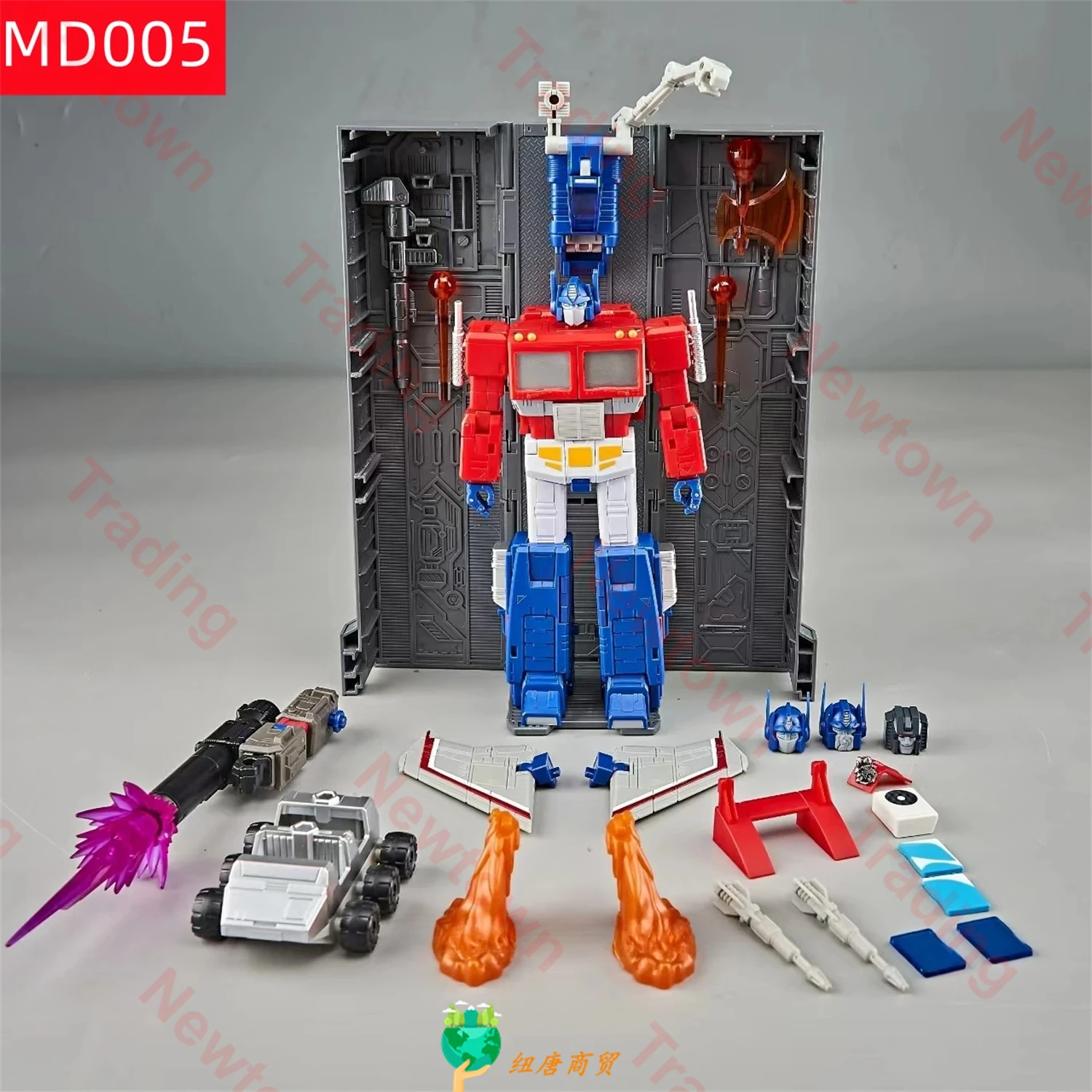 [Available in June] First Batch Transformation MD005 MD-005 KO SS86 OP Prime Action Figure with Accessories and Carriage