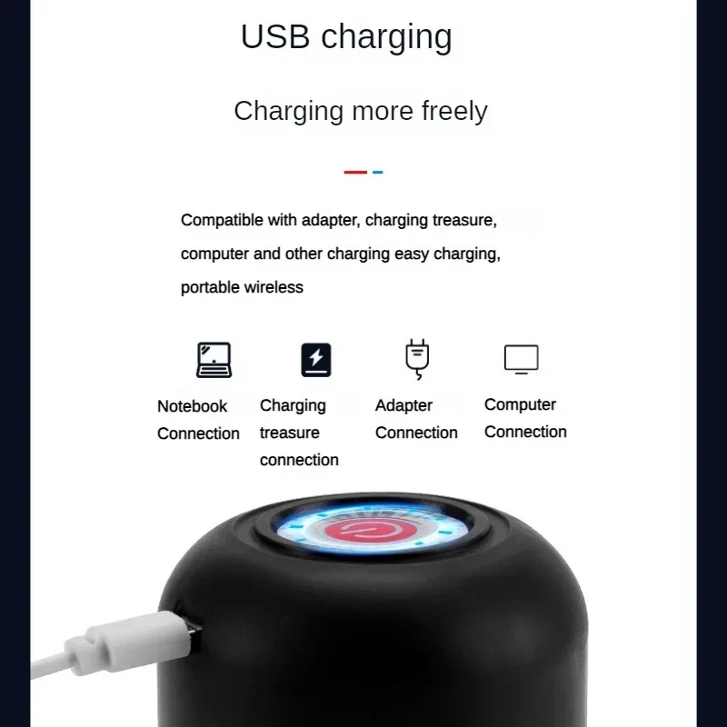 Белый/черный насос для бутылки с водой, зарядка через USB, автоматический переключатель, диспенсер для питья, зарядка, автоматический переключатель в один клик, диспенсер для насоса для напитков