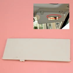 LR063682 Beige Plastic Car Sunvisor Vanity Mirror Cover Fit for Land Rover Range Rover Sport Evoque Discovery 4