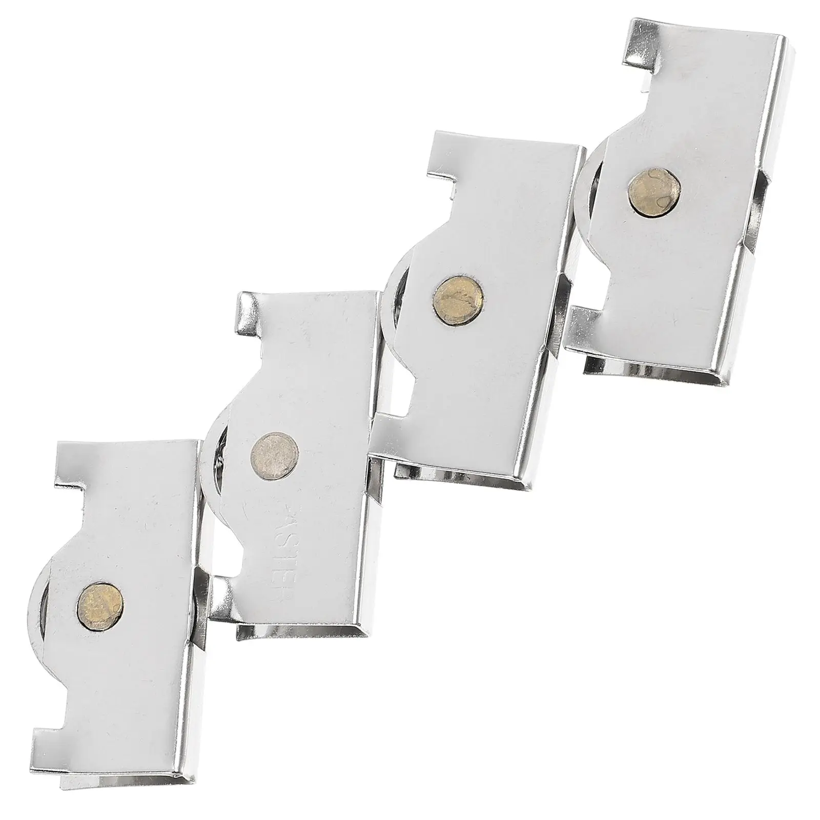 Rodillos para puertas corredizas de vidrio, polea de repuesto, puertas de Hardware, vitrinas silenciosas y lisas de larga duración, 4 Uds.