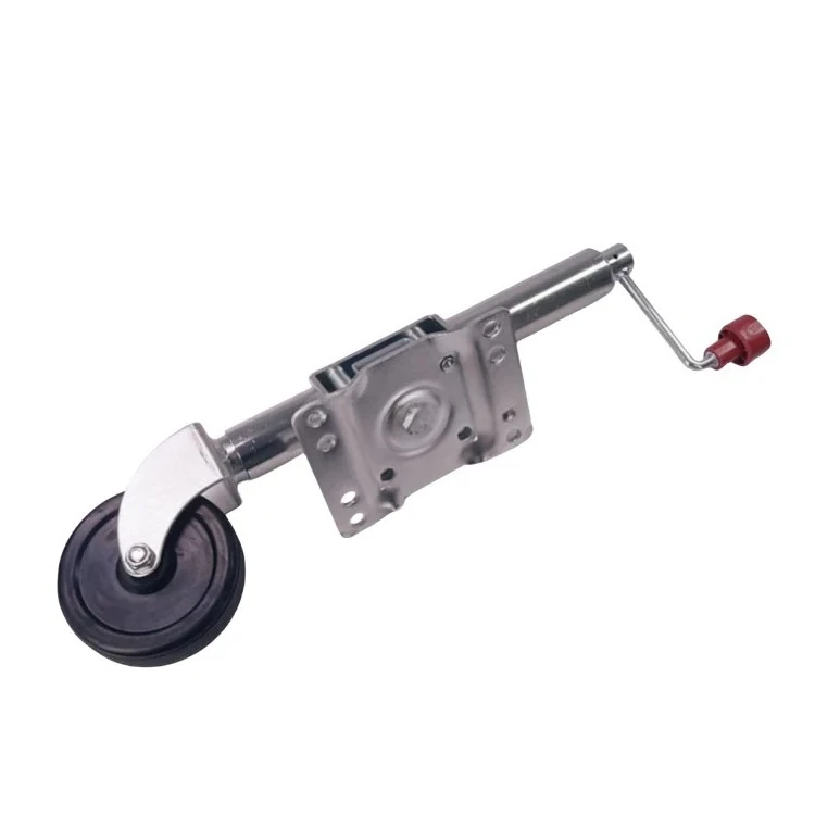 6 Inch 500KG Motorised Trailer Jockey Wheel Australian Motorhome Trailer Jack Guide Wheel Jack With Handle