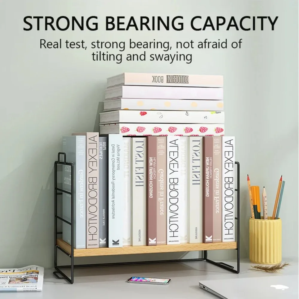 Desktop Bookshelf Multi-layer Adjustable Cube Shelf Multipurpose Countertop Storage Rack  Simple Organizer for Dorm Office Home