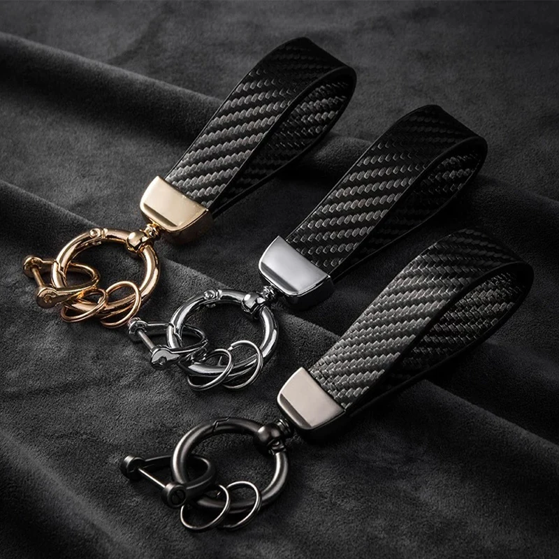 Car Logo Keyring Leather Keychain For BMW 3 Series E90 E46 X3 X5, Gift Key Ring For BMW Owner Men, Car Key Chain Accessories