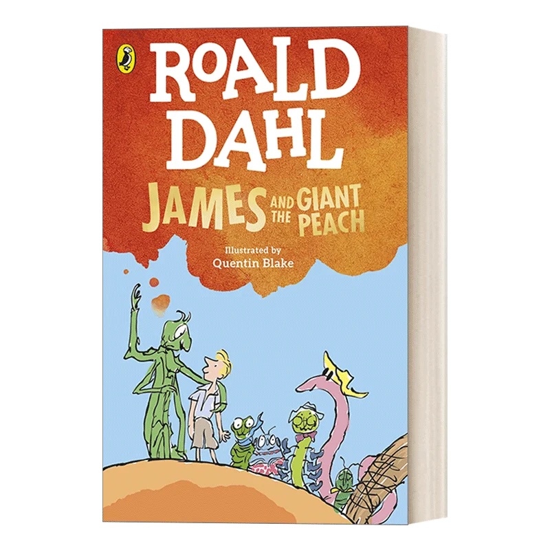 

Книга на английском языке «Джеймс и гигантский персик» для детей 5, 6, 7, 8, 9 лет, волшебные Фантастические романы 9780241558331