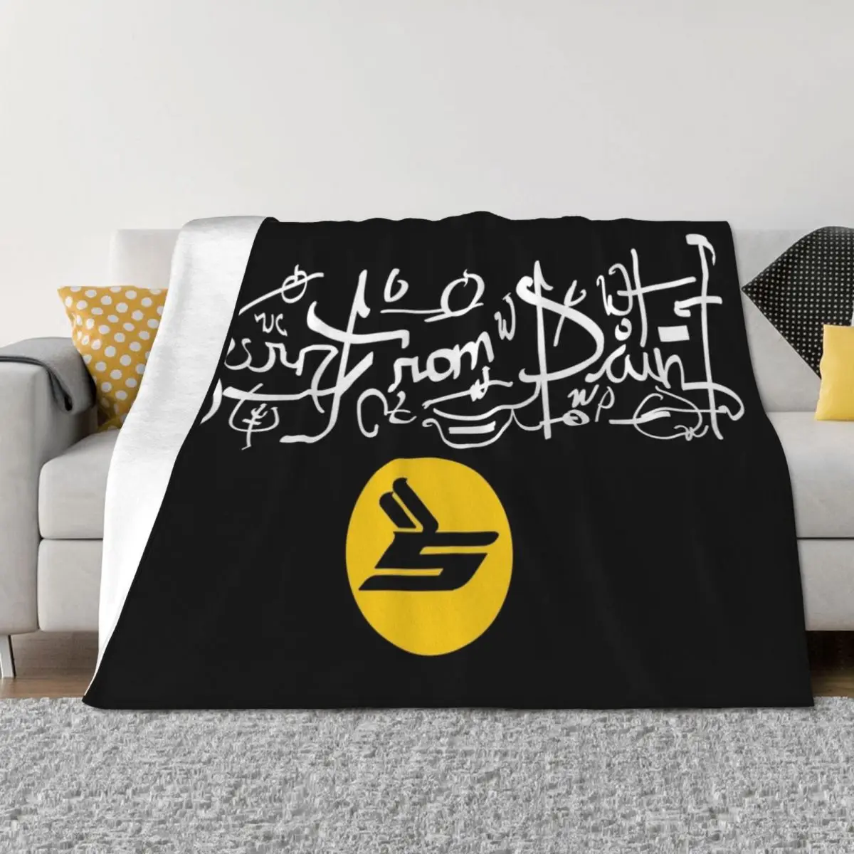 

Born From Pain Ian Connor Sicko Flag Throw Blanket Weighted Multi-Purpose Heavy Designers Blankets