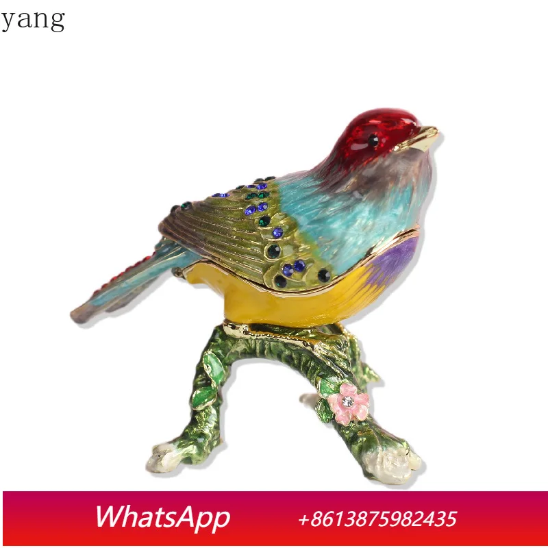 CX metal enamel jewelry box hot-selling handicrafts creative home jewelry box in scenic spots