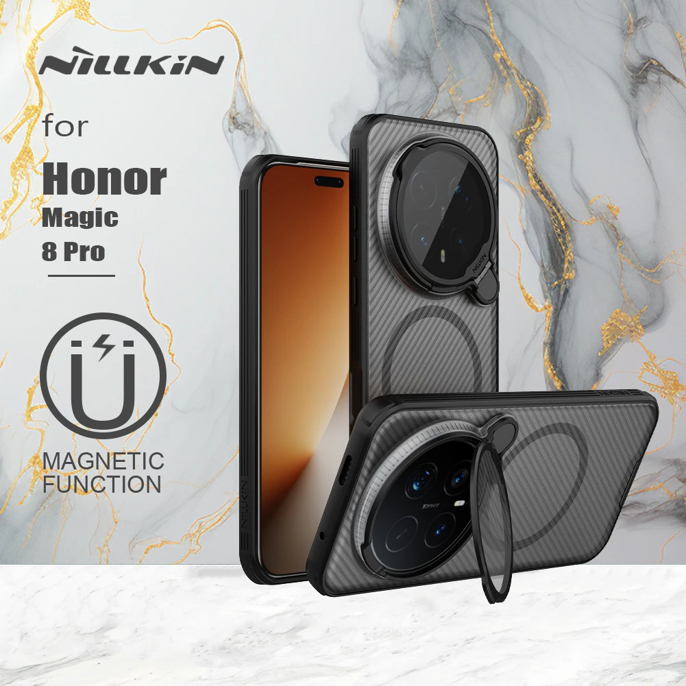 

Чехол для Honor Magic 8 Pro 5G, магнитный чехол Nillkin CamShield с подставкой для камеры, чехол для объектива Honor Magic 8 Pro