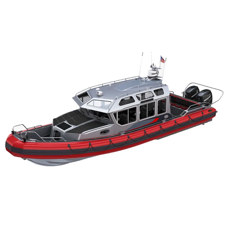 High-speed Speedboat Model Ornaments, All-aluminum Alloy High-speed Speedboat Model Collection Gift Finished Ship Model