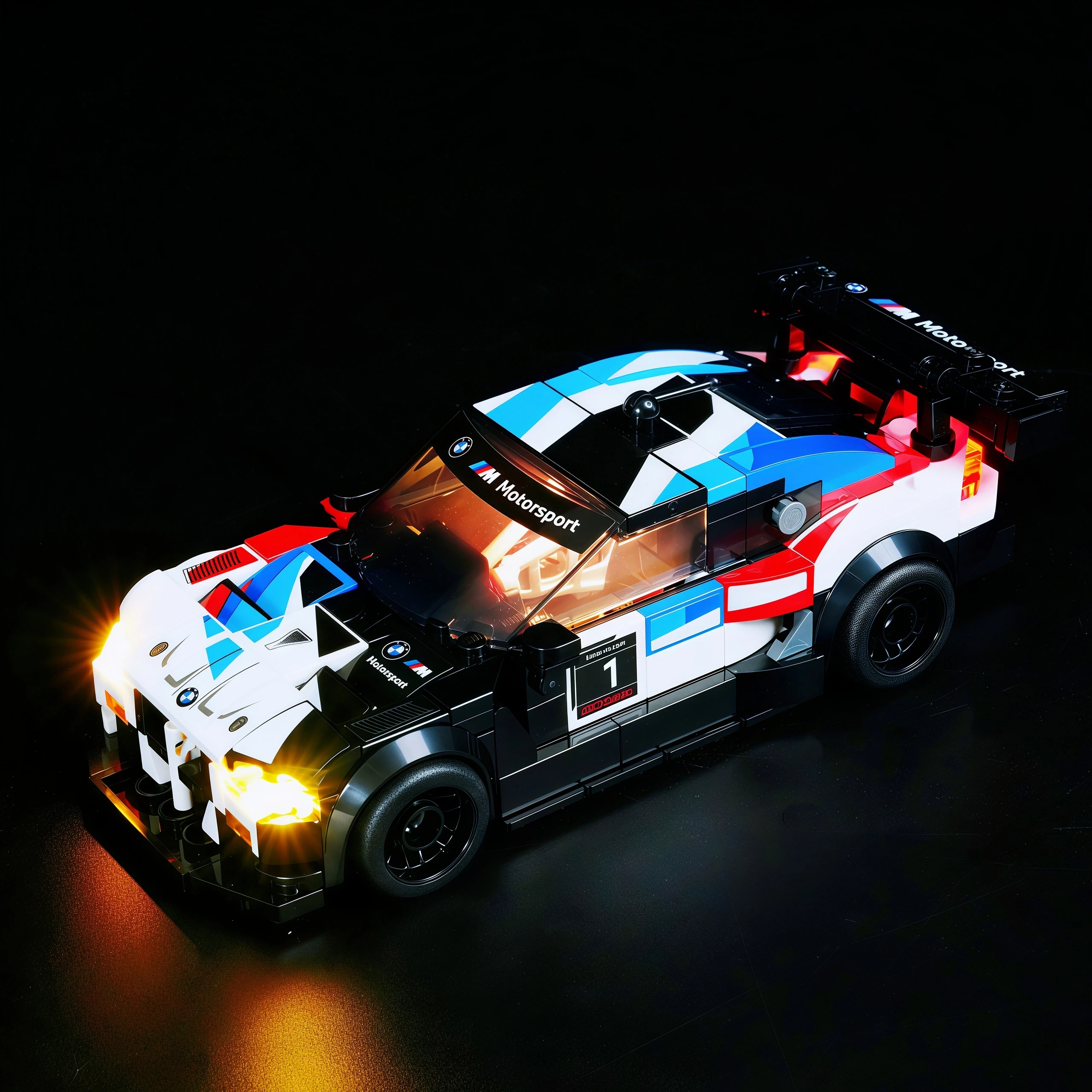 MAXCXT LED Light For LEGO 76922 M4 GT3&M Hybrid V8 Race Cars DIY Decorative Lamp Not Include Lego Building Blocks Set view 3