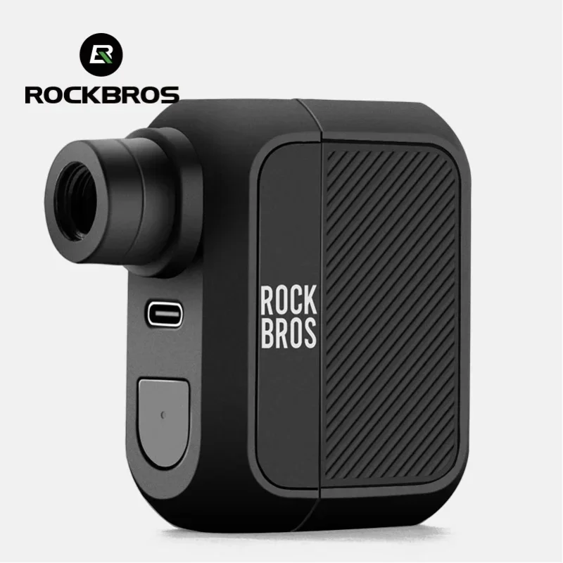 ROCKBROS Lokaler Versand Mini Elektrische Fahrradpumpe 100PSI Typ-C-Ladung Tragbare Fahrradpumpe MTB Rennrad Schnell aufpumpende elektrische Luftpumpe