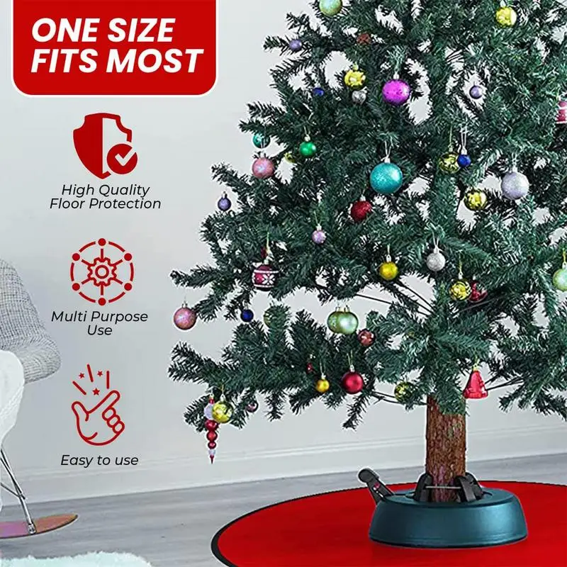 

Christmas Tree Stand Mat Waterproof Round Floor Protection Mat Christmas Tree Mat Red And Green Floor Rug Protective Christmas