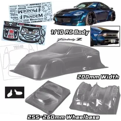 1/10 Fairlady 400Z Wide body RC PC body shell 200mm width 260mm wheelbase Lampshade no painted drift body RC hsp hpi trax Tamiya