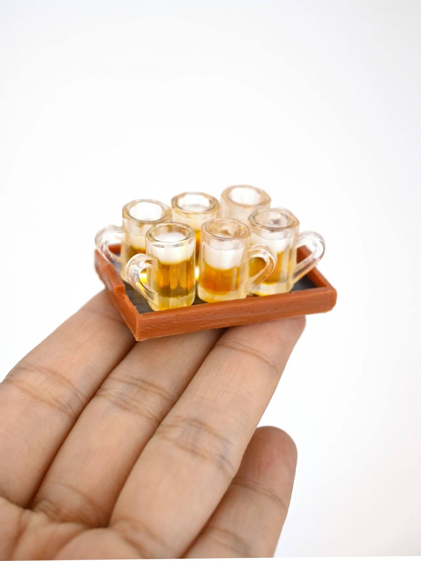 A Miniature Beer Simulation Model, 1:12 Dollhouse, Miniature Food Toys, Photography Props, Micro-Landscape Decorations, Miniatures Decoration