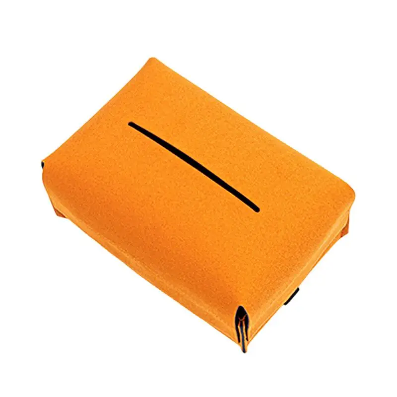 

Leather Tissue Box For Car Tissue Boxes Holder Large Capacity Tissue Case Napkin Box For Car Stable For Bills Women And Ladies