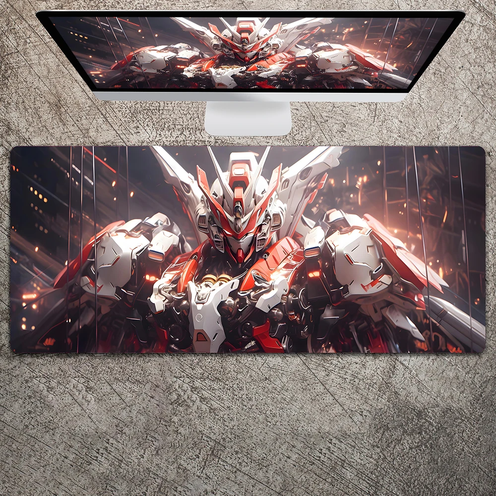 

Gundam Anime Mechawarrior Hd Printed Mouse Pad Anime Style Rubber Desk Mat for E-Sports Setup