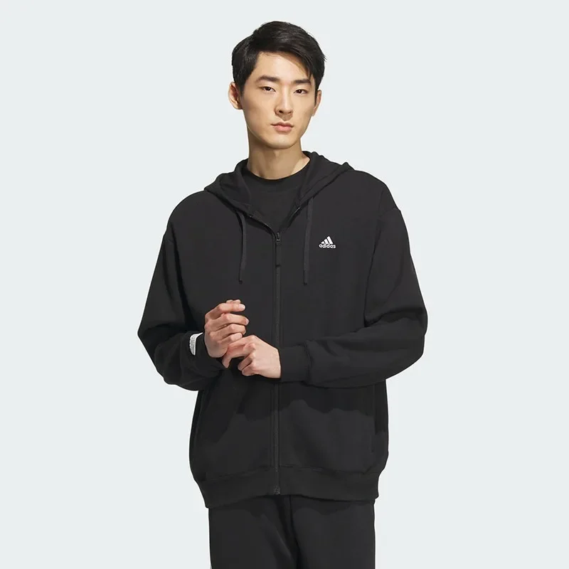 Adidas Retro Pattern Jacket - Spring Hip-Hop Loose-Pocket Street Coat - IV7607 - 1 PCS