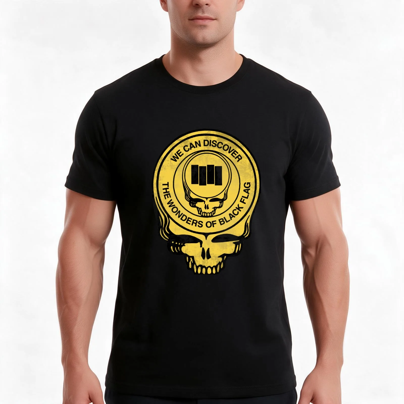 We can discover the wonders of black flag T-Shirt, Summer Casual Cotton Tee, Oversized Streetwear Tops, Vintage Graphic Print