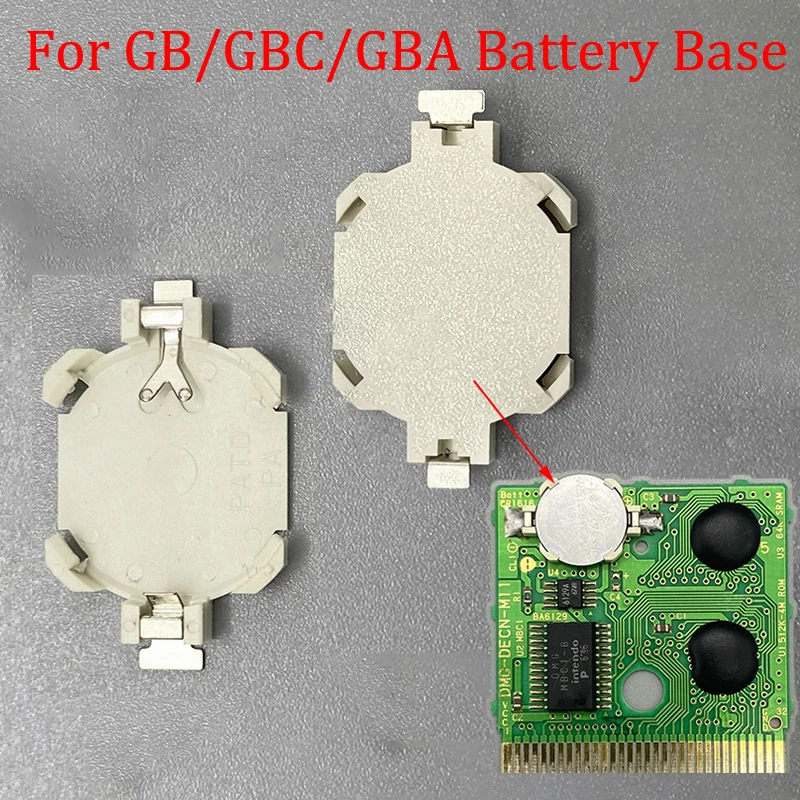 

2PCS CR1616 Battery Holder For GAME BOY For GB For GBC For GBA Game Card Cartridge For GBA Repair Accessories