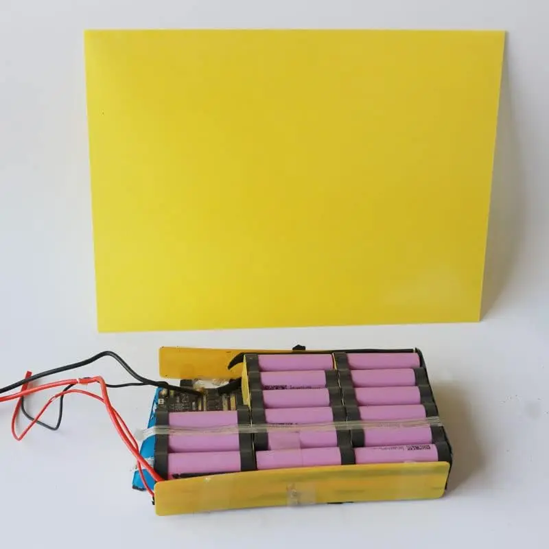 New 3240 Epoxy Board High Temperature Resistant Yellow Circuit Insulation Board Fiberglass Insulation Sheet Battery