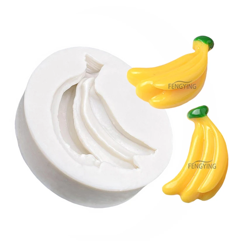 Banana Silicone Cake Baking Mold Sugarcraft Chocolate Cupcake Resin Tools Fondant Decorating Tools