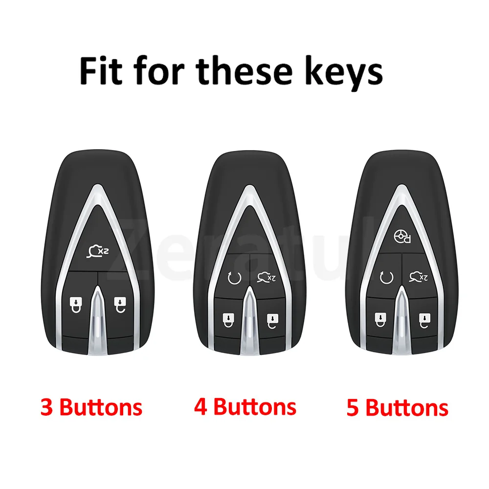 Auto Car-Styling TPU Car Key Cover Shell Fob Holder Protector For Changan CS35PLUS CS55PLUS CS75PLUS 2019 Accessories
