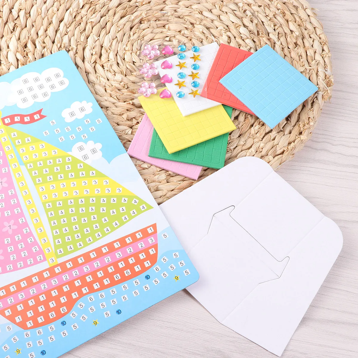 

Набор для творчества 3D-мозаика из ЭВА-пены для детей: яркие, забавные, развивающие наклейки для детского сада и занятий в классе