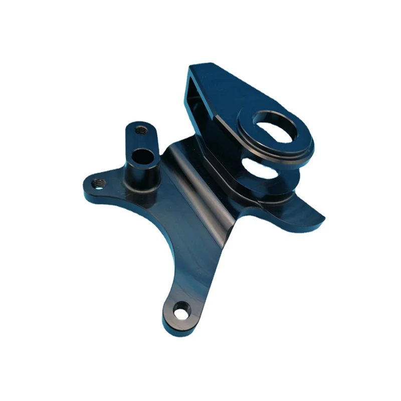 

CNC machined aluminum alloy anodized custom special-shaped bracket mechanical connection accessories