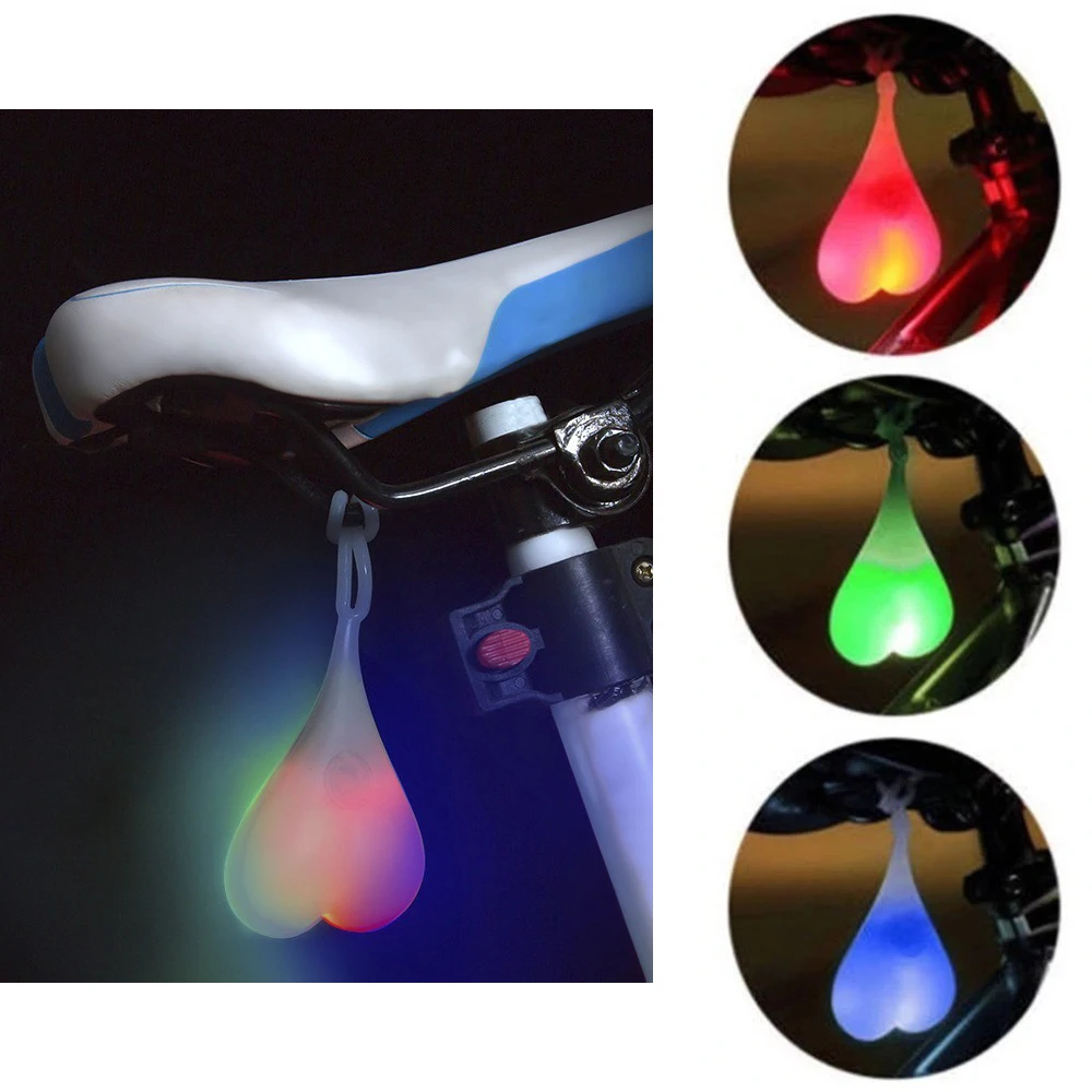 Bicycle Egg Light Mountain Bike Night Riding Creative Tail Light Riding Equipment Bicycle Accessories Warning Light Personality