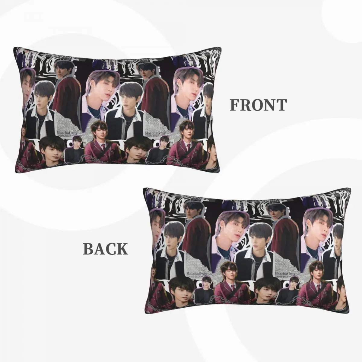 Hwang In Yeop Rectangle Pillowcase Cushion Cover Decor Bedroom Bed Home Comfort Throw Pillow