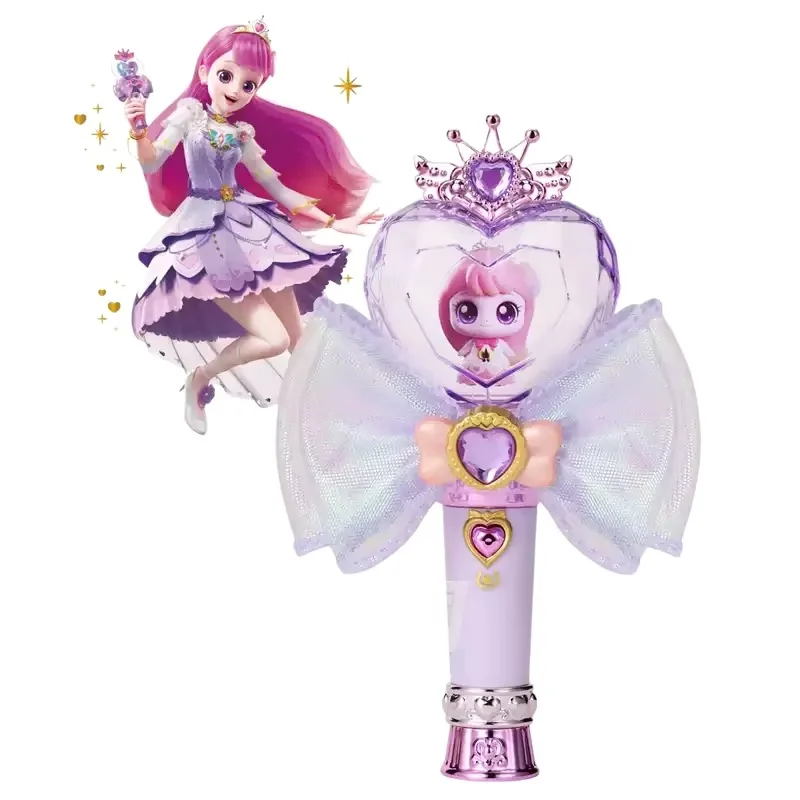 Genuine Catch Teenieping Season7 Princess Series Bonita Heartlight Magic Wand Anime Light Up Keychain Toy Birthday Gift