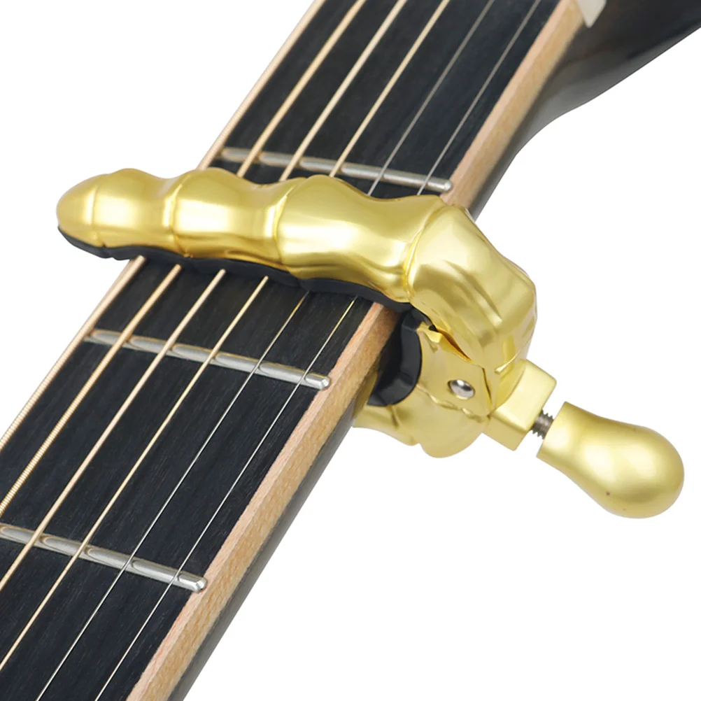 

Capo Skull Guitar Metal Halloween Acoustic Accessories Tuners Adjustable Zinc Alloy Man Capos