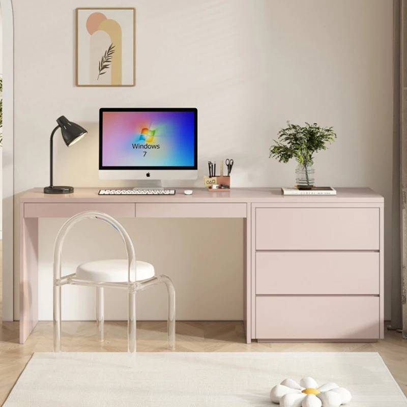 Office Small Computer Desk Standing Modern Meeting White Monitor Desk Nail Modern Student Escrivaninha Para Quarto Study Tables