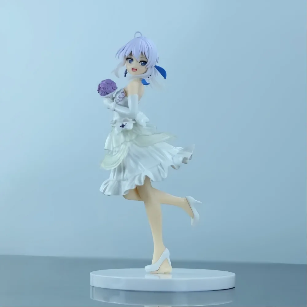 7.87in/20cm Anime The Journey of Elaina Figure Wedding Dress Elaina Action Figures PVC Statue Model Collection Toys Gifts