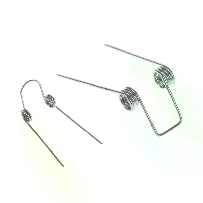 2Pcs High Quality Crane Hook Safety Accessories Double Torsion Spring Anti Decoupling Device Buckle Torsion Spring