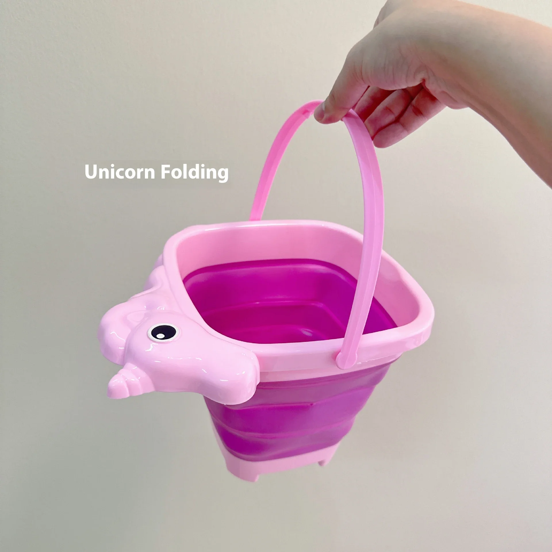 Creative sand tools and fruit molds - perfect for playing and traveling Foldable bucket beach toys set #3