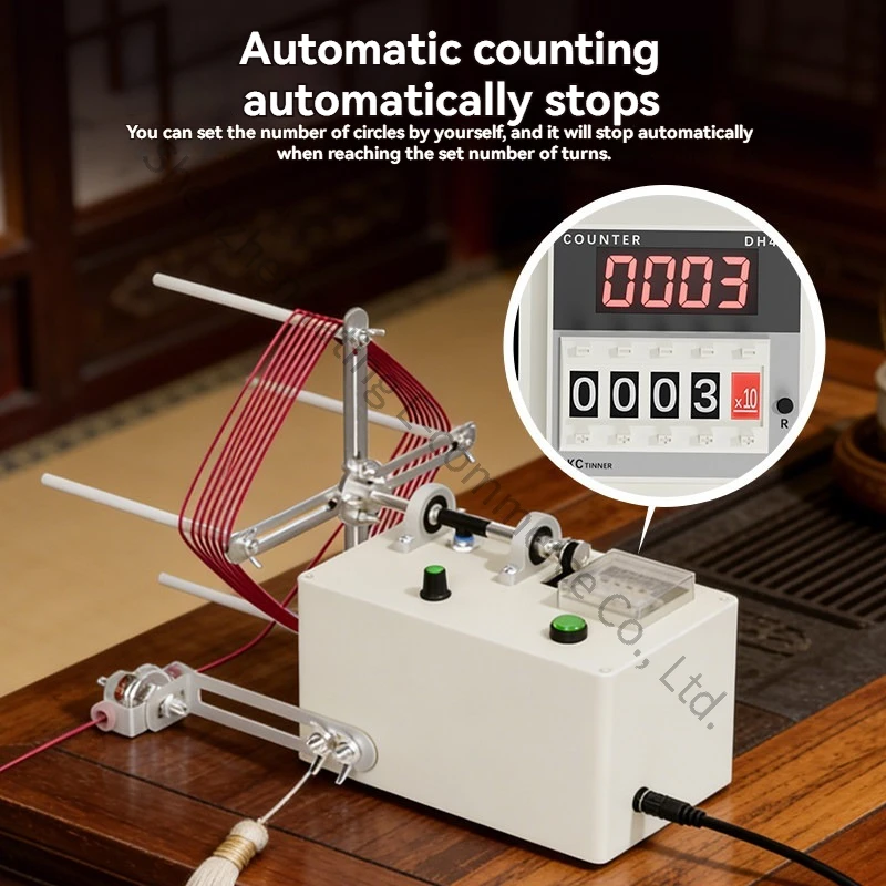 Electric Winding Machine The Number of Turns Speed Regulation Size Adjustment Automatic Winding of Tassels Capable of Setting