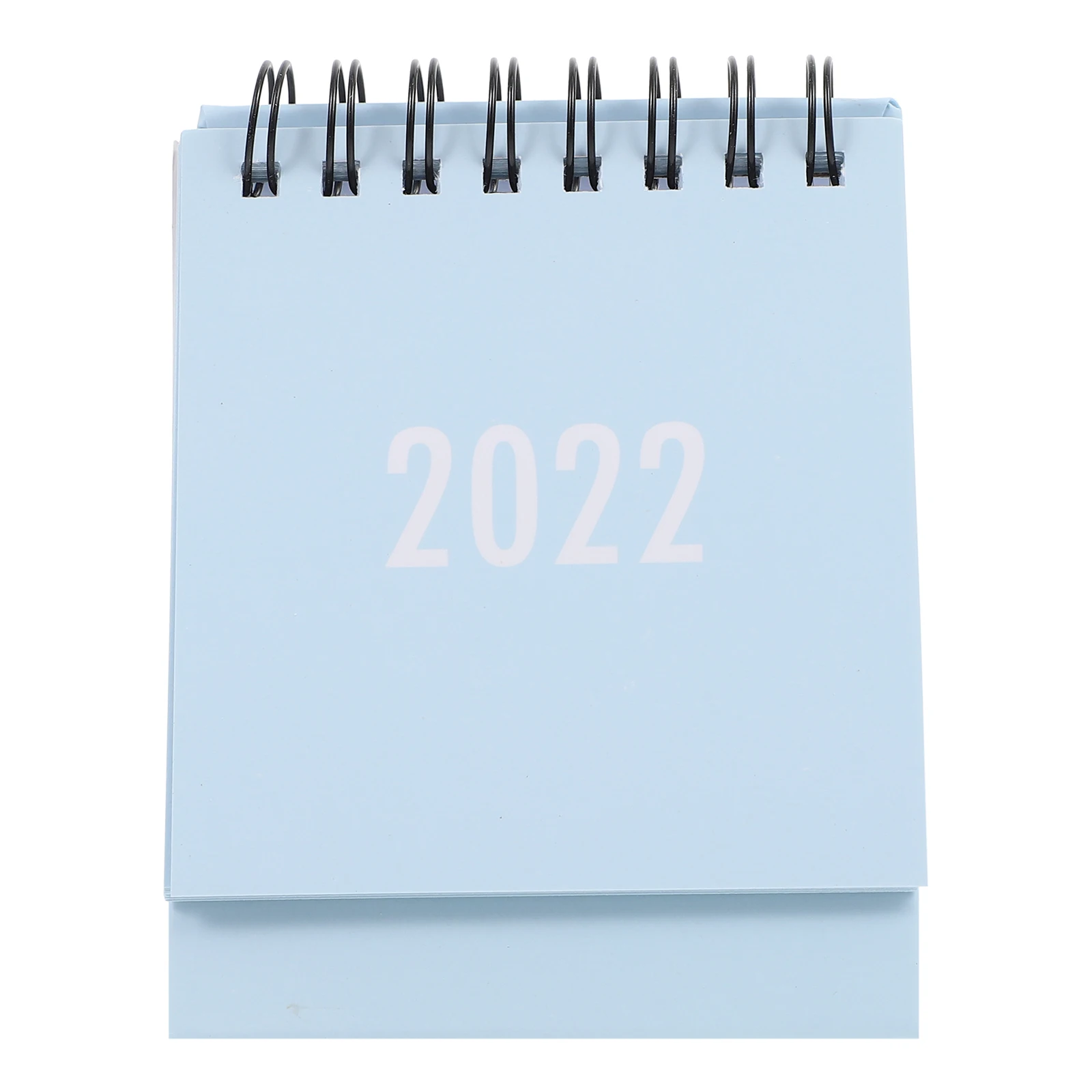 1pc Mini Calendar 2022 Office Desk Grey Earth Tones Planner Year Schedule Foldable Saves Space Home Style Mark Date