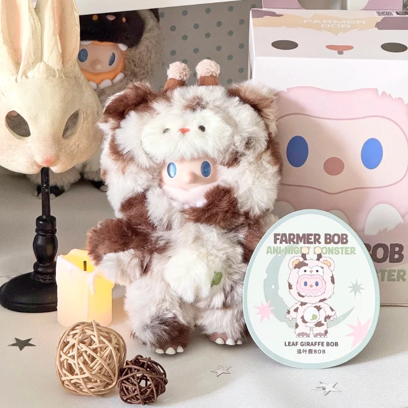 جديد حقيقي مزارع بوب Ani ليلة الوحش سلسلة الفينيل صندوق أعمى شخصيات أنيمي غرفة الديكور جمع لعبة عصرية هدية لطيف