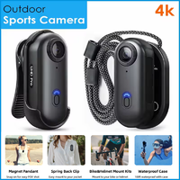 4K Pocket Magnetic POV Vlog Cam Portable Body Chest Recorder Mini Wireless WiFi Waterproof Action Camera Helmet Bicycle Sports