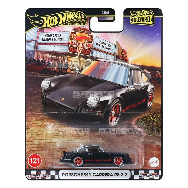 Original Hot Wheels Premium Car Boulevard Diecast 1/64 Toys Boy Porsche 911 Bugatti Ford Mustang Boss Datsun Model Birthday Gift