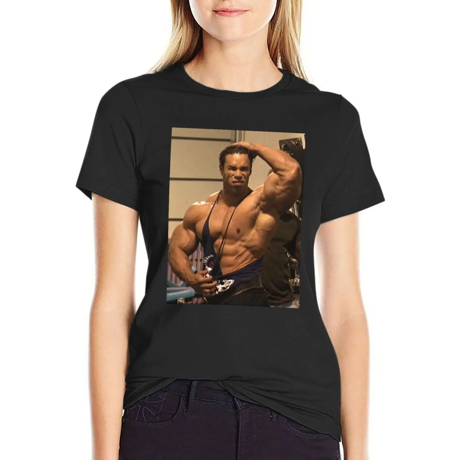 kevin levrone T-Shirt summer clothes customizeds heavyweights vintage Women clothes